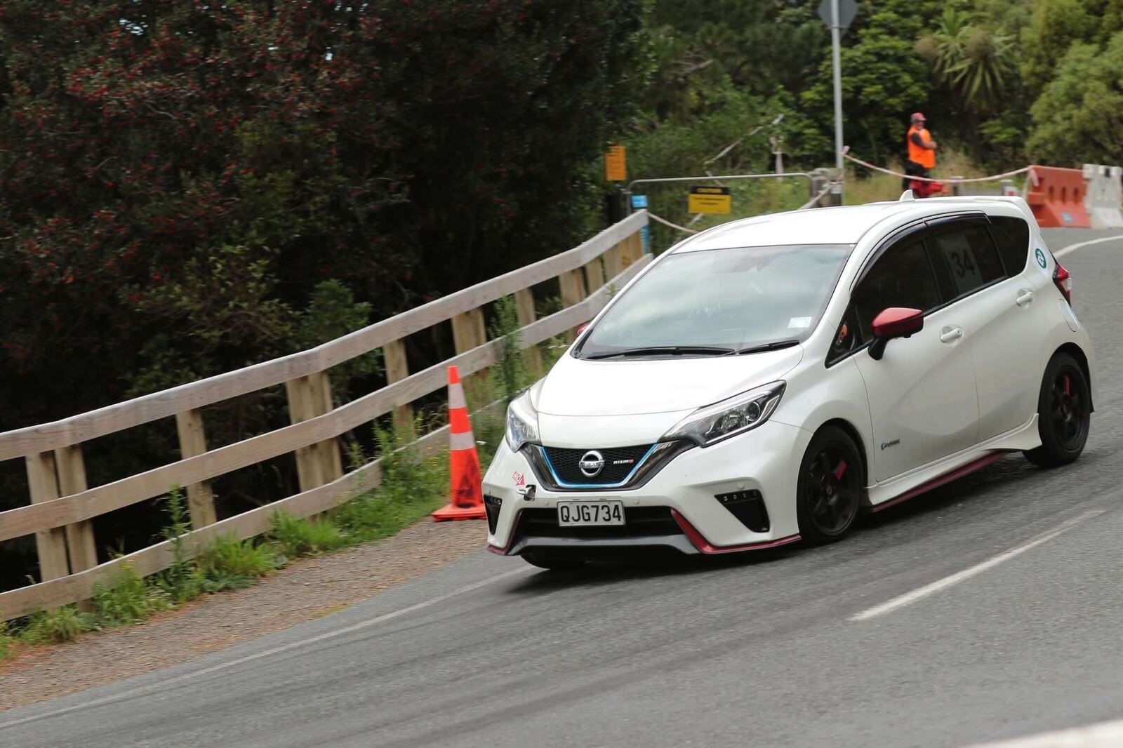 Nissan Note e-Power Nismo HE12 on the road